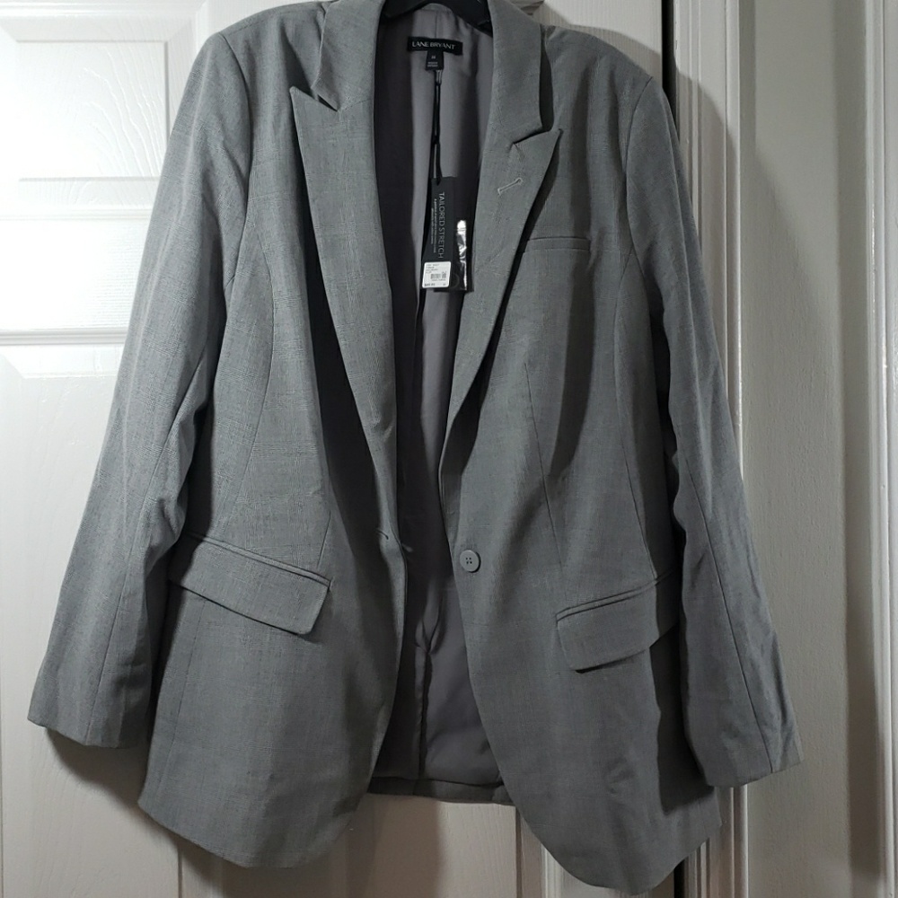 Menswear Inspired Lane Bryant Blazer 16 NWT